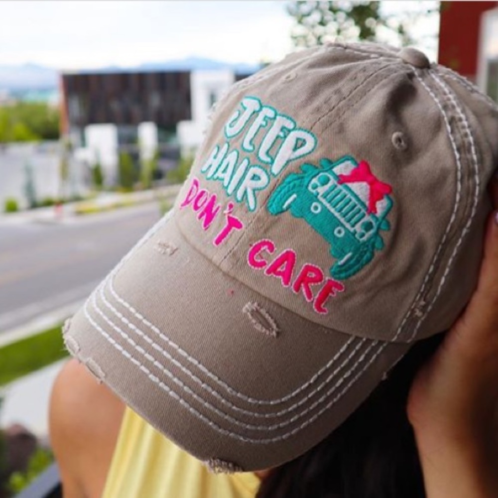Baseball Cap: Jeep Hair Don’t Care